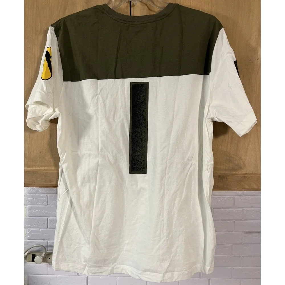 Nike Army West Point T-Shirt Mens XL White Green First Team 1st‎ Cav Military